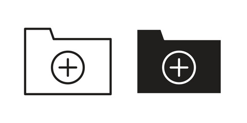 Add folder icon set. Outline symbol editable.