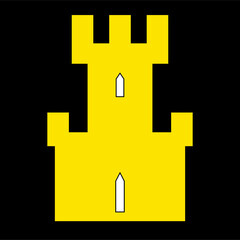 Vector illustration of the flag of Finnmark County, Norway.