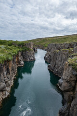 Obraz premium river in a canyon in Iceland
