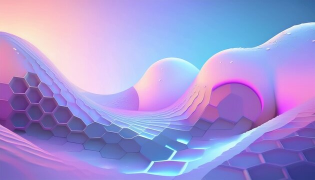 Abstract background featuring subtle cellular patterns and organic grid structures