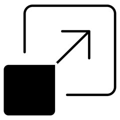 Scalability Glyph Icon