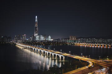 Fototapeta premium Seoul night view