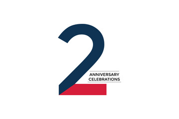 2 anniversary celebrations in blue and red