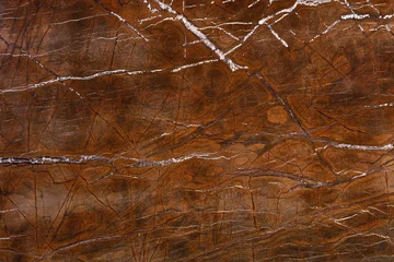 Wandcirkels plexiglas Marmer White Fire - polished natural marble stone slab, texture for perfect interior, background or other design project.  © Dmytro Synelnychenko