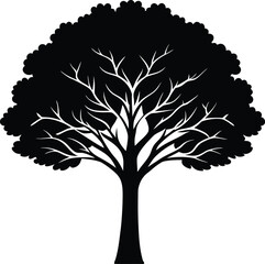 Black Tree Silhouette
