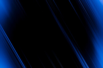 Obraz premium abstract blue and black are light pattern with the gradient is the with floor wall metal texture soft tech diagonal background black dark clean modern.