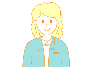 イラスト　女性　素材　挿絵
