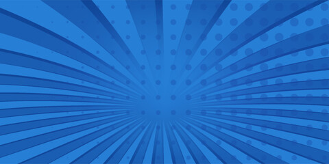 Simple pop art blue background. Banner vector illustration nice modern good light vintage design art poster