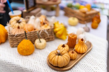 autumn still life with fruits and nuts