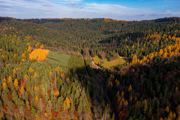 Dubne jesień, Góry Leluchowskie, jesień.  © Maciej G. Szling