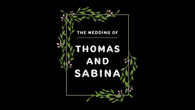 Wedding Title 02