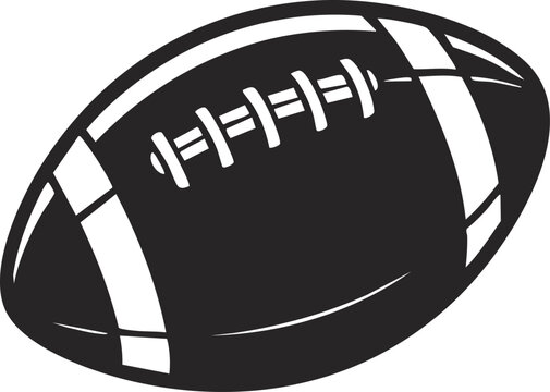 Football Icon, American Football, Football Vector, Sports, Mens' Sports, Vector Illustration Background
