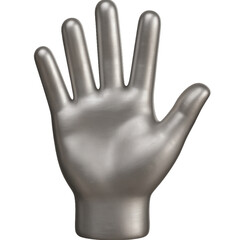 Obraz premium 3D rendered hand emoji