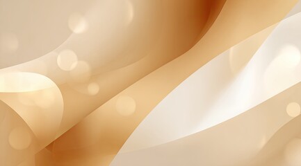 Abstract background with flowing, soft lines in warm beige and white tones.  Bokeh effects add a subtle luminosity