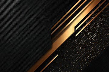Abstract background with gold accents on dark charcoal background