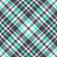 Image fabric textile check, artistic plaid pattern seamless. Lumberjack background vector texture tartan in white and dark colors.