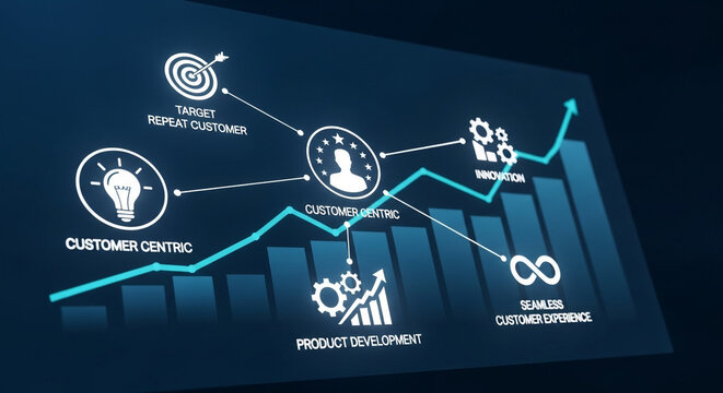 Boost your business with customer-centric innovation for seamless experiences and drive repeat customers, focusing on product development and targets