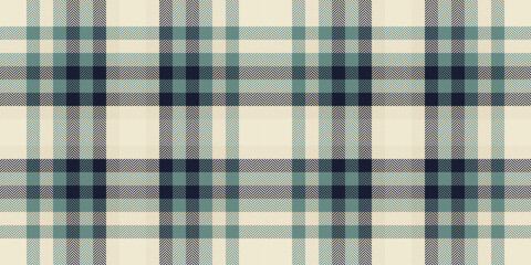 Outside fabric seamless texture, volume background tartan vector. Harmony textile check pattern plaid in light and pastel colors.