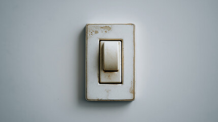 A versatile stock image showing timeless elegance: brass vs nickel light switches - a closer look at detail photography.