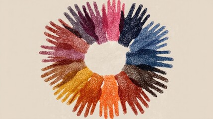 close up of a colorful feather fan