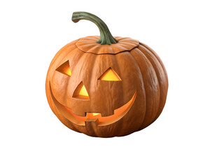 halloween pumpkin jack o lantern on wooden table  
