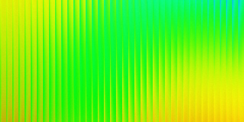 Fototapeta premium Vibrant gradient pattern with green and yellow vertical stripes for abstract background
