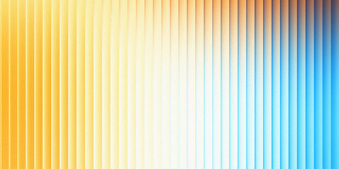 Vibrant gradient background with warm yellow and cool blue horizontal stripes