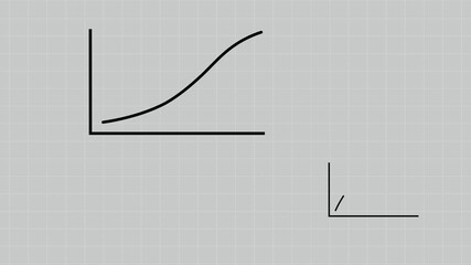 Graph Paper with Zoomed Charts, Mathematical and Financial Planning Illustration - Powered by Adobe