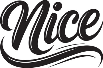 Nice text with a swoosh