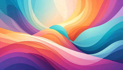 Vivid rainbow colored abstract background
1