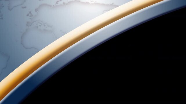 4K global new transition wipe international world travel scene change reveal with scrolling world map & circular rings sliding across screen & transparent alpha channel background to reveal new video