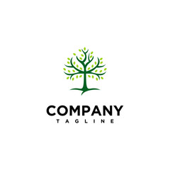 Abstract Tree of Life logo design inspiration