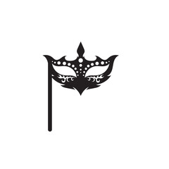 Masquerade Carnival Mask Icon and symbol logo