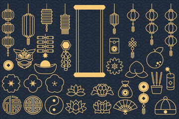 chinese new year background, chinese design  template