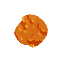 鶏の唐揚げ　水彩風手描きベクターイラスト