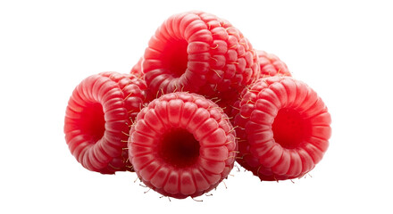 Fresh juicy raspberries a delightful vibrant and healthy treat.