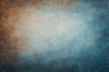 Obraz premium Abstract grunge background with brown and blue tones, aged texture