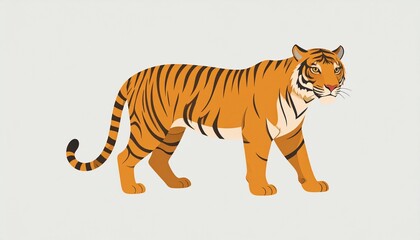 tiger vector illustrator design 