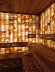 Himalayan bath, salt sauna, spa 