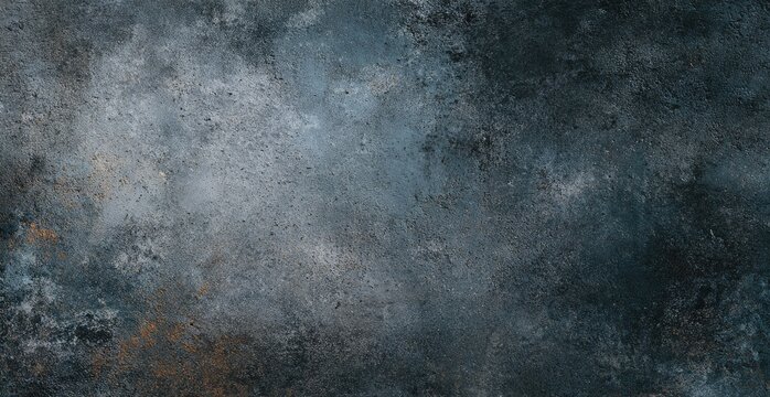 Abstract grunge background with blue, grey, and orange textures