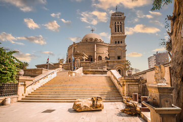 Church of Saint George In Coptic Cairo © Baher Desert Stock
