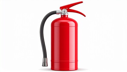 fire extinguisher isolated on white 