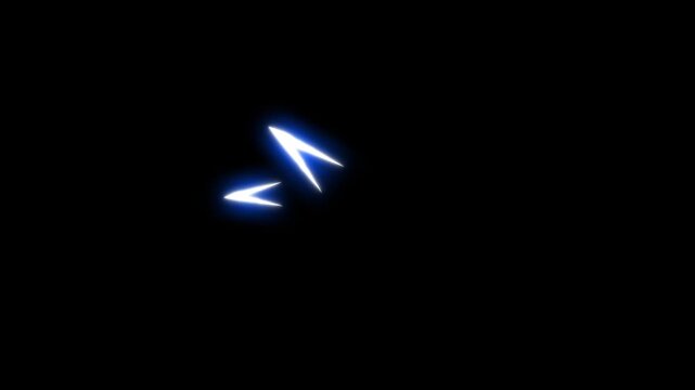 Flash FX effect for game cartoon animation, Explosion FX with stroke burst, Energy Transition, Cartoon Shape Animation with splash effect, Flash explosion, Energy Shape Element on black screen. 4K