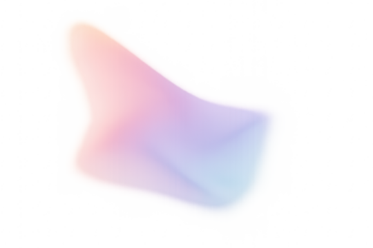 Abstract soft pastel gradient blur texture on transparent background