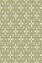 Seamless line patterns. Stylish decorative geometric decoration. Abstract vector illustration. Modern style.