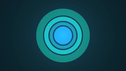 Animated loading circle progress bar digital interface loading - Powered by Adobe