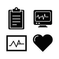 Fototapeta premium Medical Health and Anatomy Icon Set