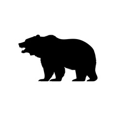 Bear Silhouette Vector Art