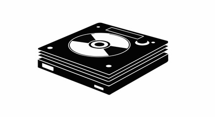 Fototapeta premium Retro turntable plays music with a vintage aesthetic