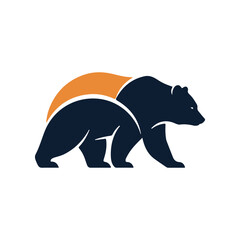 Bear Silhouette Vector Art